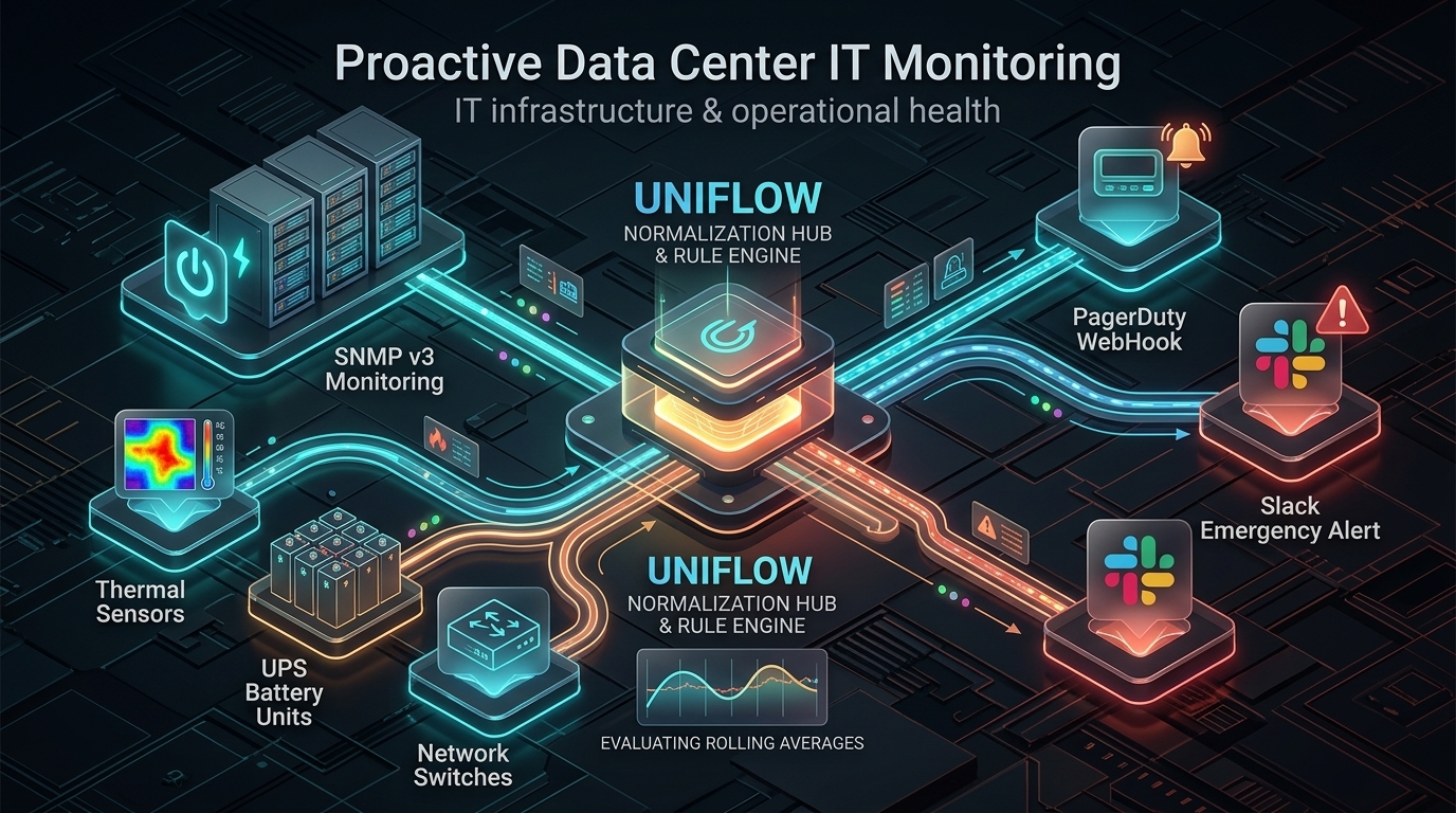 Data Center Environmental Monitoring & IT Alerting